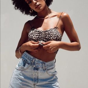 Lila Crop Too Leopard